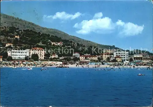AK / Ansichtskarte Andora Spiaggia dal mare Riviera dei Fiori Strand Kat. 