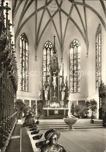 AK / Ansichtskarte Memmingen St Martinskirche 11. Jhdt. Chor Altar Kat. Memmingen