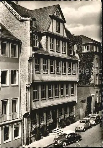 AK / Ansichtskarte Frankfurt Main Goethehaus im Grossen Hirschgraben Kat. Frankfurt am Main