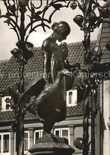 AK / Ansichtskarte Goettingen Niedersachsen Gaenseliesel Brunnen Serie Schoenes Deutschland Kat. Goettingen