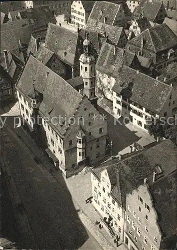 AK / Ansichtskarte Noerdlingen Altstadt Fliegeraufnahme Jahrweiser Deutsches Wandern 1958 Kat. Noerdlingen