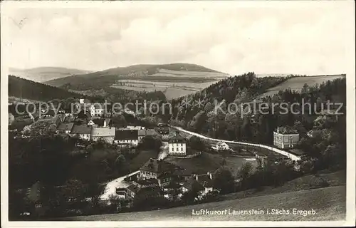 AK / Ansichtskarte Lauenstein Erzgebirge Panorama Luftkurort Kat. Geising