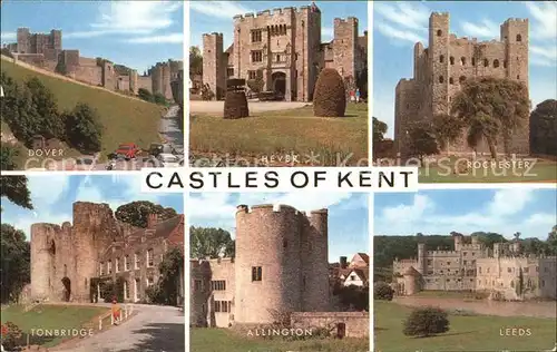 AK / Ansichtskarte Kent Castles of the region Dover Hever Rochester Leeds Allington Tonbridge