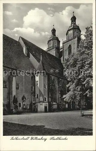 AK / Ansichtskarte Wittenberg Lutherstadt Stadtkirche Kat. Wittenberg