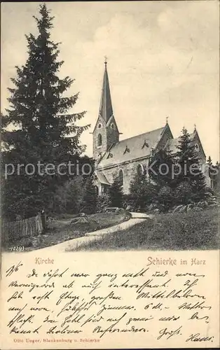AK / Ansichtskarte Schierke Harz Kirche Kat. Schierke Brocken
