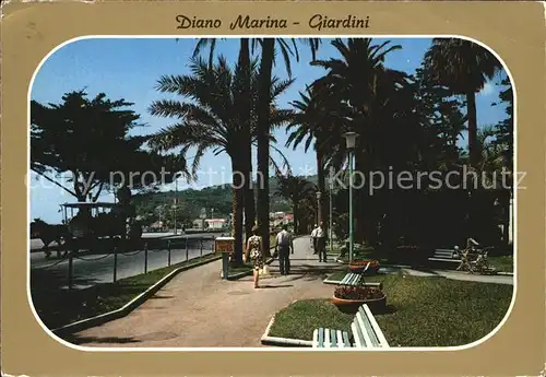 AK / Ansichtskarte Diano Marina Giardini Via Aurelia Kat. Italien