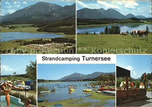 AK / Ansichtskarte Unternarrach Strandcamping Turnersee Kat. St. Kanzian am Klopeiner See