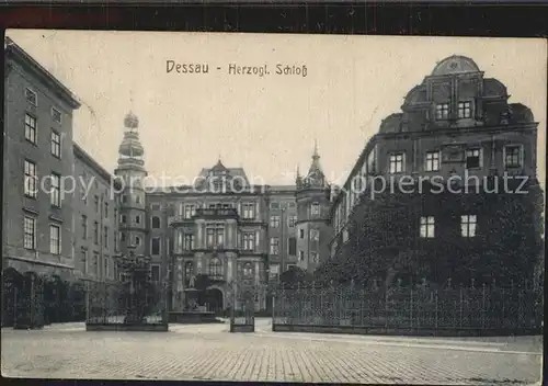 AK / Ansichtskarte Dessau Rosslau Herzogliches Schloss Kat. Dessau Rosslau