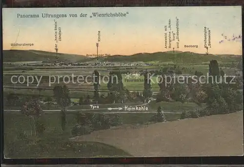 AK / Ansichtskarte Uftrungen Panorama Blick von der Wienrichshoehe Kat. Uftrungen