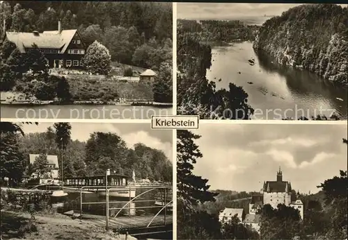 AK / Ansichtskarte Kriebstein Partie am Fluss Kat. Kriebstein