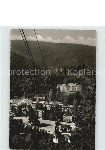 AK / Ansichtskarte Bad Harzburg Hoehenhotel Burgberg Bergbahn Kat. Bad Harzburg