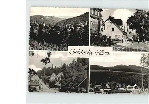 AK / Ansichtskarte Schierke Harz Panorama Strassenpartie Hoehenluftkurort Kat. Schierke Brocken