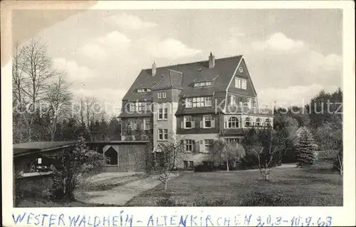 AK / Ansichtskarte Altenkirchen Westerwald Westerwaldheim Kat. Altenkirchen (Westerwald)