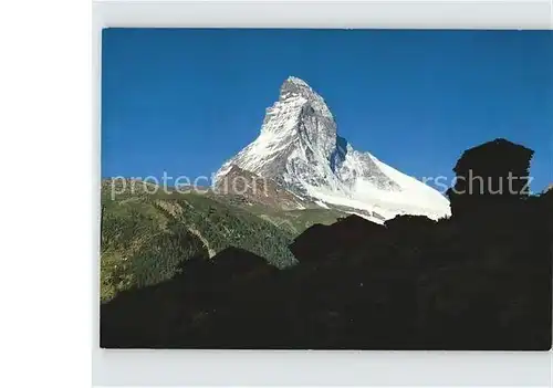 AK / Ansichtskarte Zermatt VS Matterhorn Mt Cervin Walliser Alpen Kat. Zermatt