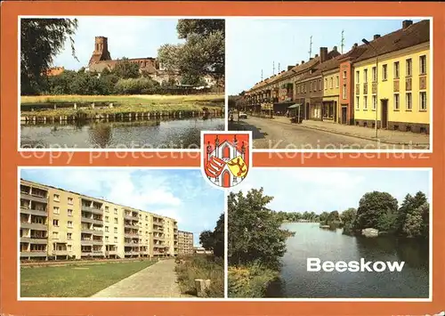 AK / Ansichtskarte Beeskow Spree Breite Strasse Neubauten Kat. Beeskow