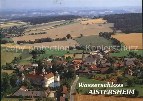 AK / Ansichtskarte Aistersheim Wasserschloss Luftaufnahme Kat. Aistersheim