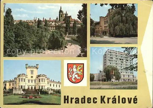 AK / Ansichtskarte Hradec Kralove Stred mesta Krajske muzeum Statni zamek Hradek u Nochanic Hotel Alessandrie Kat. Hradec Kralove Koeniggraetz