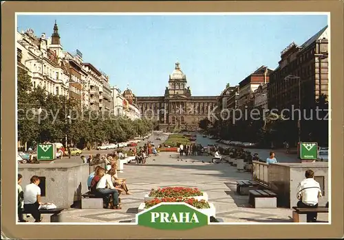 AK / Ansichtskarte Praha Prahy Prague Wenzelsplatz Kat. Praha