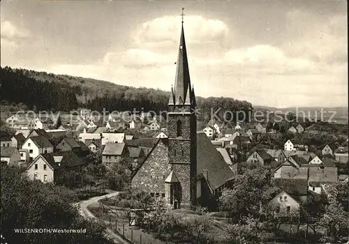 AK / Ansichtskarte Wilsenroth Ortsansicht mit Kirche Kat. Dornburg