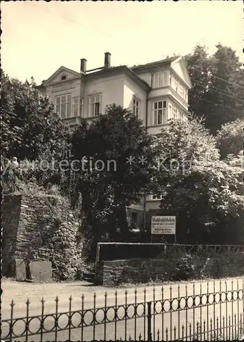 AK / Ansichtskarte Friedrichroda Cafe und Konditorei Waldschloesschen Kat. Friedrichroda