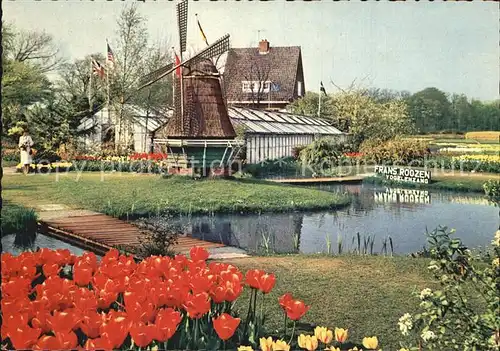 AK / Ansichtskarte Vogelenzang Noord Holland Tulipshow Frans Roozen Tulpen Ausstellungsgarten Kat. Vogelenzang