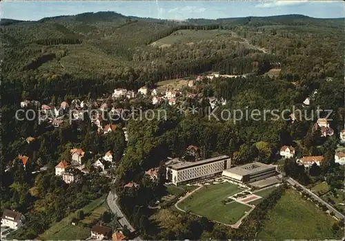 AK / Ansichtskarte Bad Sachsa Harz Kurklinik Fliegeraufnahme Kat. Bad Sachsa