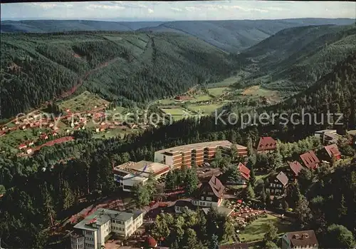 AK / Ansichtskarte Wildbad Schwarzwald Sommerberghotel Fliegeraufnahme Kat. Bad Wildbad