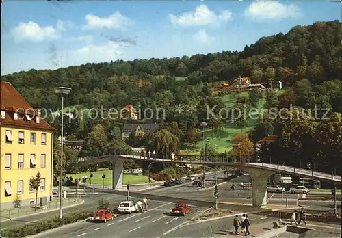 AK / Ansichtskarte Freiburg Breisgau Fussgaengerbruecke beim Stadtgarten Kat. Freiburg im Breisgau