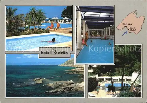 AK / Ansichtskarte Cala Blava Hotel Delta Swimming Pool Kueste