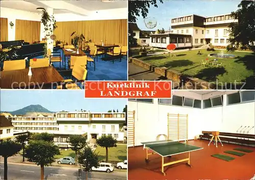 AK / Ansichtskarte Bad Neuenahr Ahrweiler Kurklinik Landgraf Restaurant Garten Sporthalle Kat. Bad Neuenahr Ahrweiler