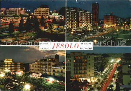AK / Ansichtskarte Jesolo Stadtansichten Nacht