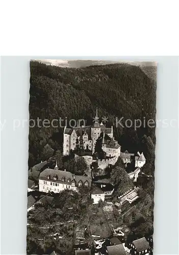 AK / Ansichtskarte Ludwigsstadt Fliegeraufnahme Burg Lauenstein Kat. Ludwigsstadt