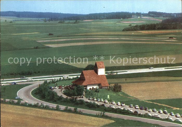 AK / Ansichtskarte Adelsried Autobahnkirche Maria Schutz der Reisenden