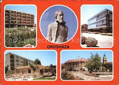 AK / Ansichtskarte Oroshaza Platz Denkmal