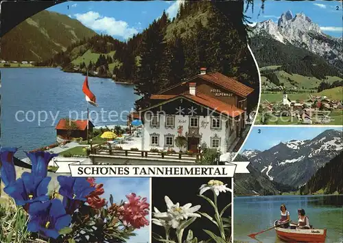 AK / Ansichtskarte Tannheimertal Hotel Alpenhof Haldensee Rauhorn Rotflueh Kat. Oesterreich