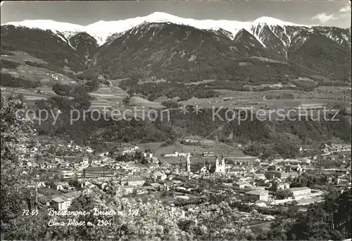 AK / Ansichtskarte Bressanone Panorama Cima Plose Dolomiten Kat. Brixen Suedtirol