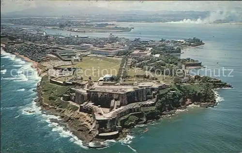 AK / Ansichtskarte San Juan Puerto Rico Fortress El Morro aerial view Kat. San Juan