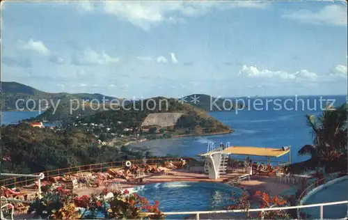 AK / Ansichtskarte St Thomas Virgin Islands The Caribbean Hotel Swimming Pool West Indies