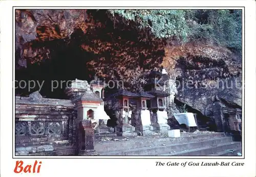 AK / Ansichtskarte Bali Indonesien The Gate of Goa Lawah Bat Cave Kat. Bali