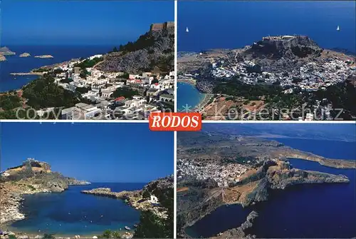 AK / Ansichtskarte Rhodos Rhodes aegaeis Panorama Insel Fliegeraufnahme Kat. 