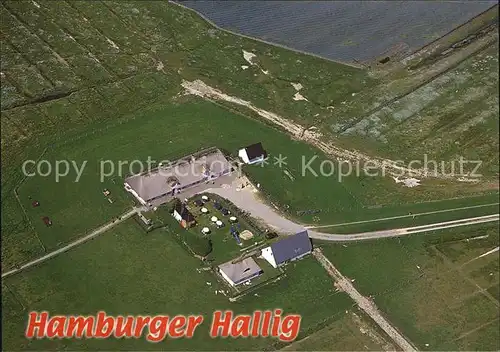 AK / Ansichtskarte Hamburger Hallig Fliegeraufnahme Kat. 