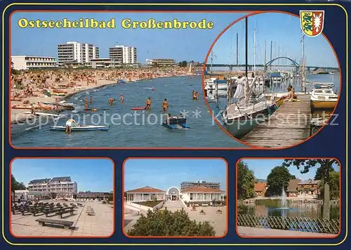 AK / Ansichtskarte Grossenbrode Ostseebad Ostseeheilbad Strand Hafen Platz Hotel Restaurant / Grossenbrode /Ostholstein LKR