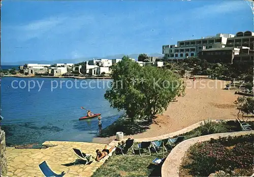 AK / Ansichtskarte Elounda Kreta Beach Strand Hotel Kat. Griechenland