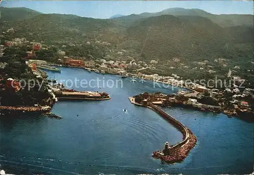 AK / Ansichtskarte Ischia Fliegeraufnahme vom Hafen Kat. 