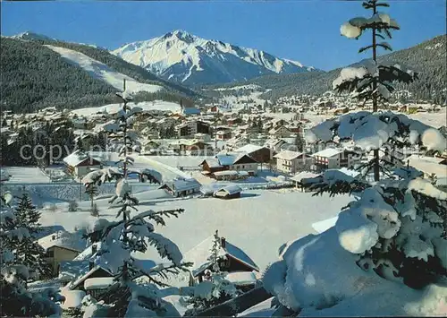 AK / Ansichtskarte Seefeld Tirol mit Hocheder Panorama Kat. Seefeld in Tirol