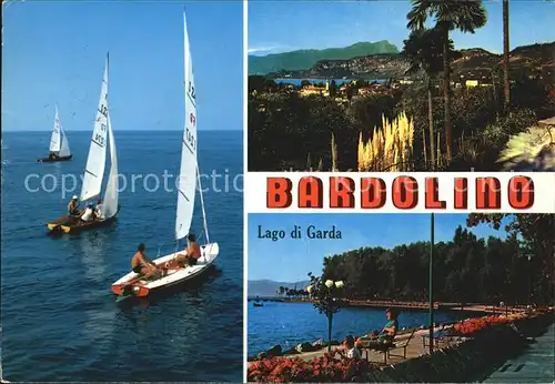 AK / Ansichtskarte Bardolino Verona Segeln Panorama Promenade Kat. 