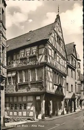 AK / Ansichtskarte Boppard Rhein Altes Haus Fachwerkhaus Kat. Boppard