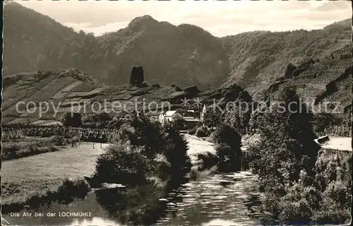 AK / Ansichtskarte Altenahr Partie an der Ahr Hotel Weinhaus Lochmuehle Ahrtal Kat. Altenahr