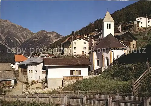 AK / Ansichtskarte Vna Graubuenden Teilansicht Kirche Kat. Vna