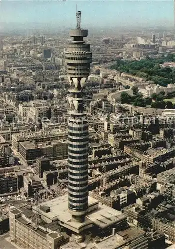 AK / Ansichtskarte London The Post Office Tower Airial View Kat. City of London